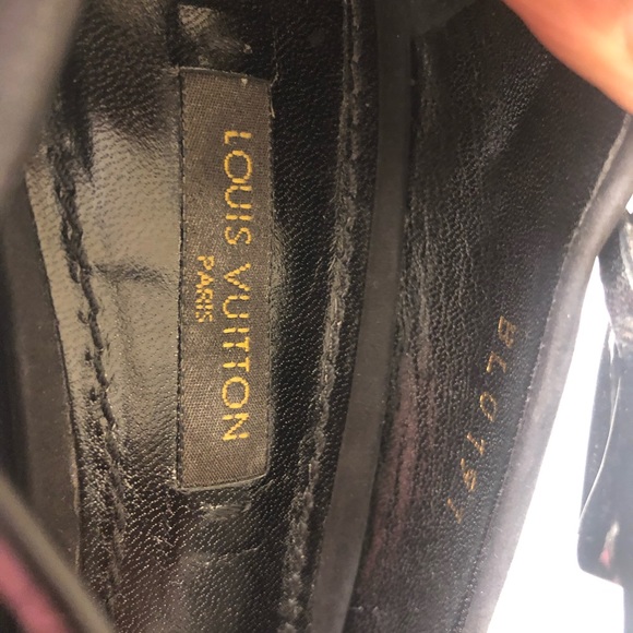 LV black-platform-heels Authentic no box - Picture 7 of 8